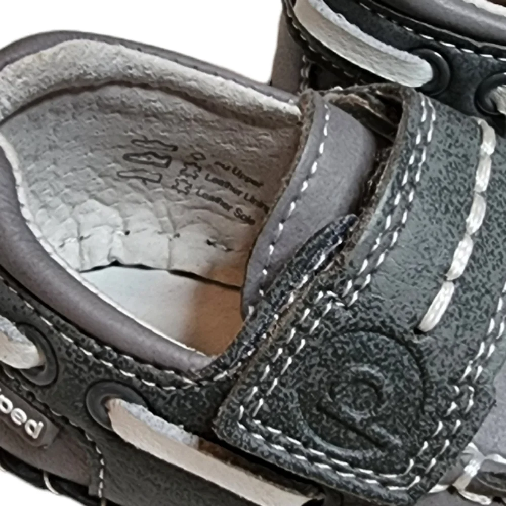Pediped Grey Baby Shoes Size 0-6 Months